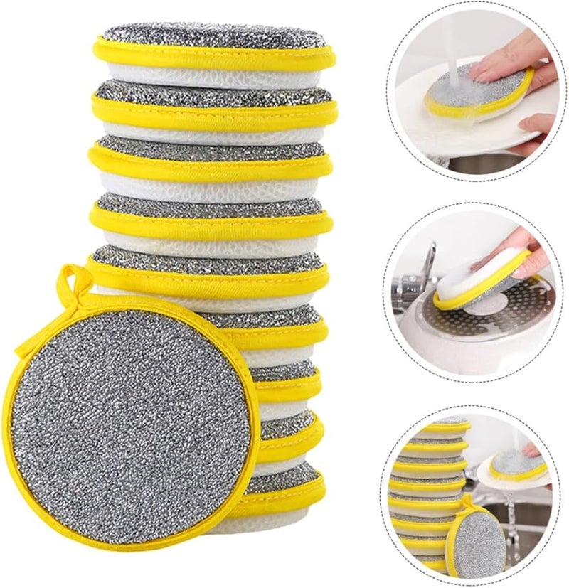 Cabilock 40 Pack Double Sided Dishwashing Scrub Sponges Kitchen Cleaning Tools - Image 3